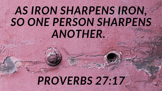 Proverbs 27:17